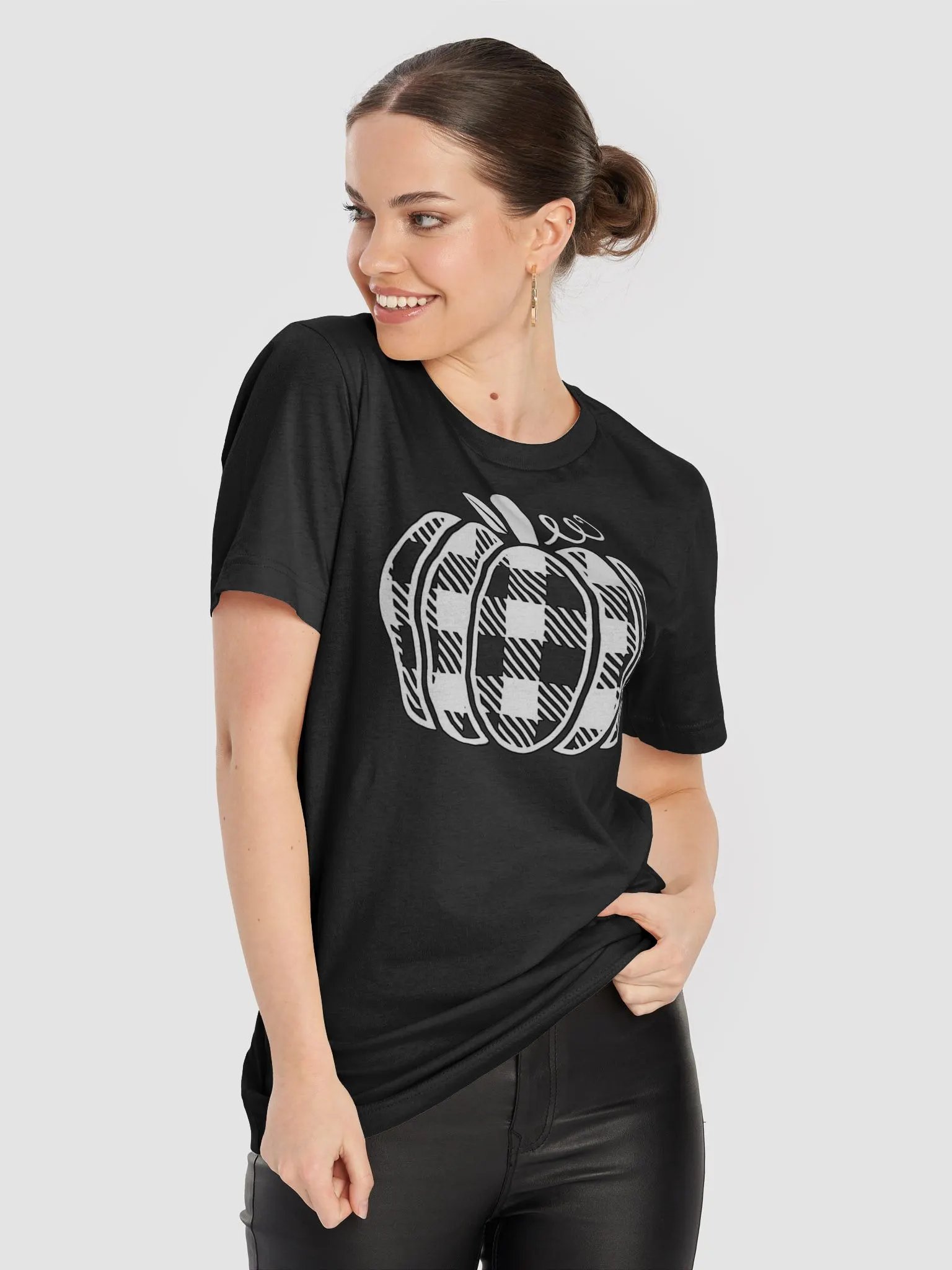 Plaid Pumpkin Patch T-Shirt product image (15)