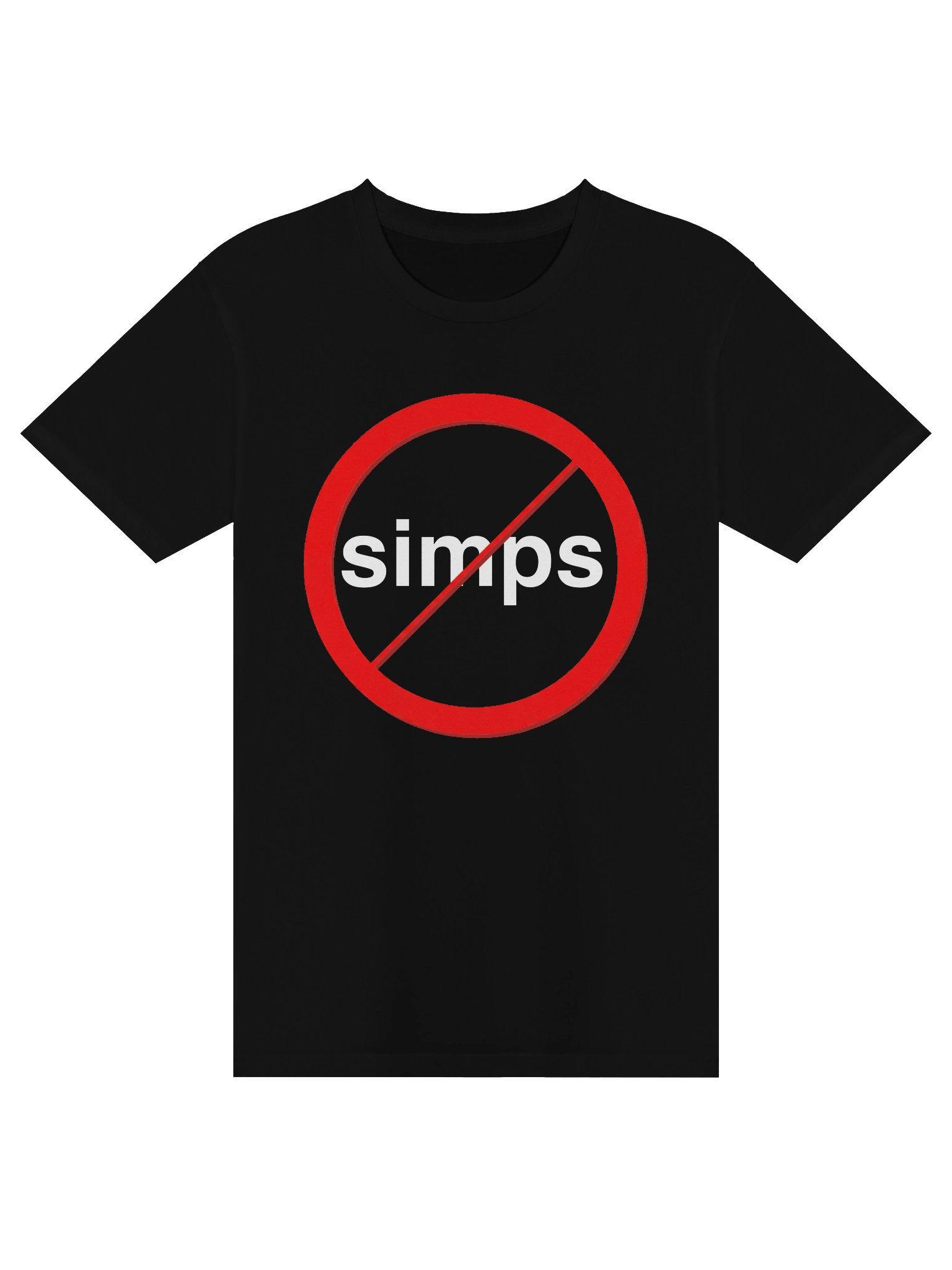No simps Black Tee product image (1)