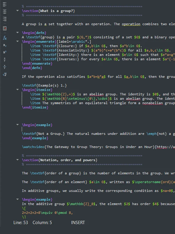 Group Theory Essentials LaTeX Source product image (1)