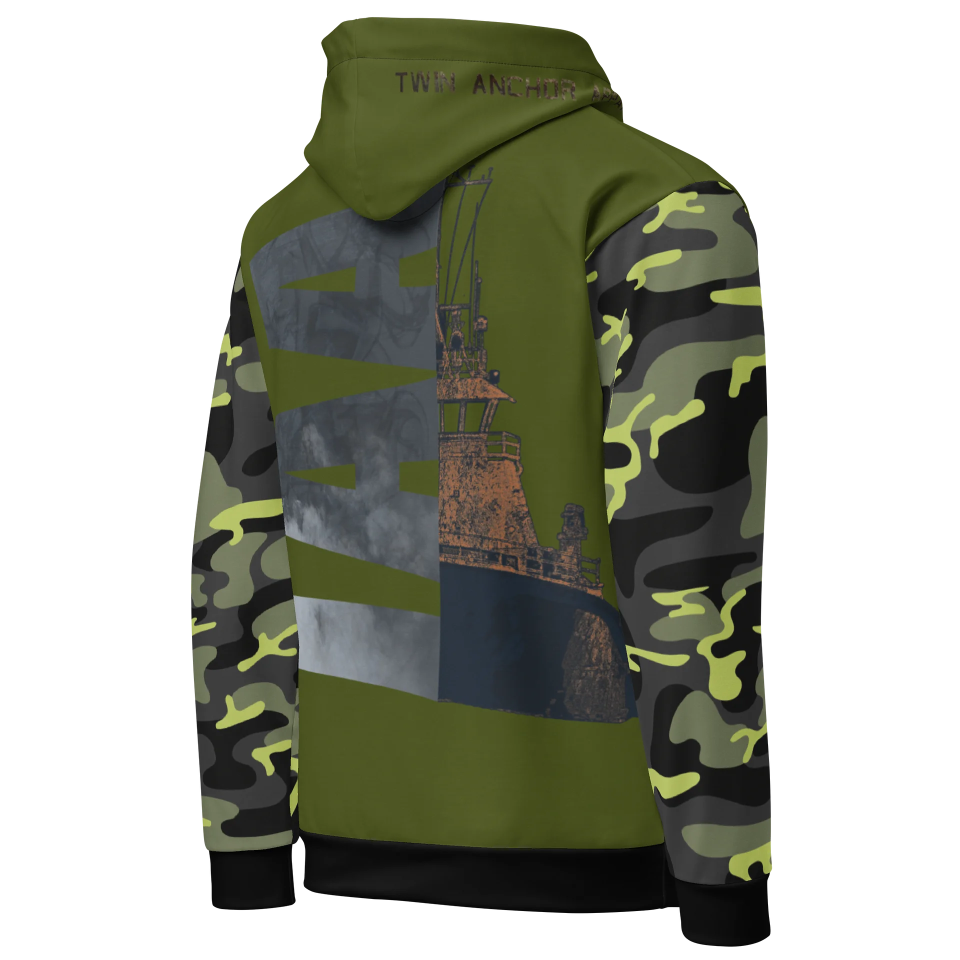 TAA & Foss Tug – (Camouflage & Green) – Performance Marine Wear | Twin Anchor Apparel North Current Line product image (3)