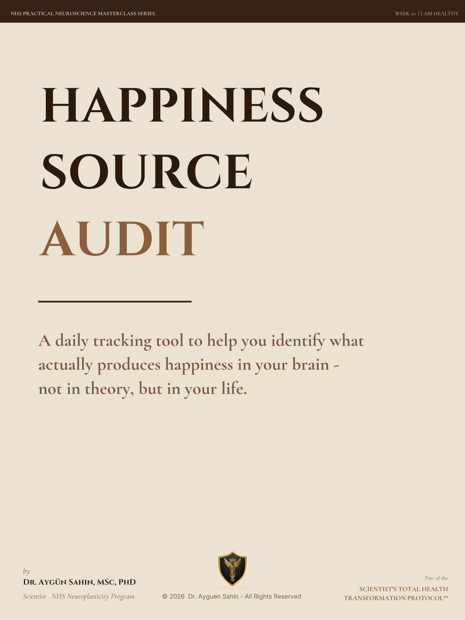 HAPPINESS SOURCE AUDIT product image (1)