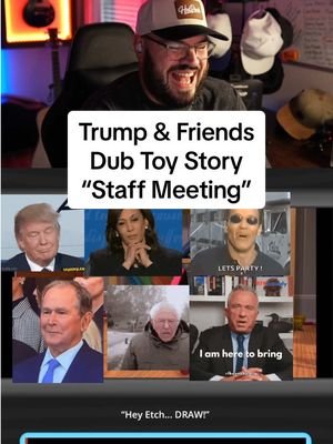 Trump And Friends dub famous Toy Story staff meeting scene #choicervoicer #politicalsatire #impressions #dub #voiceover 