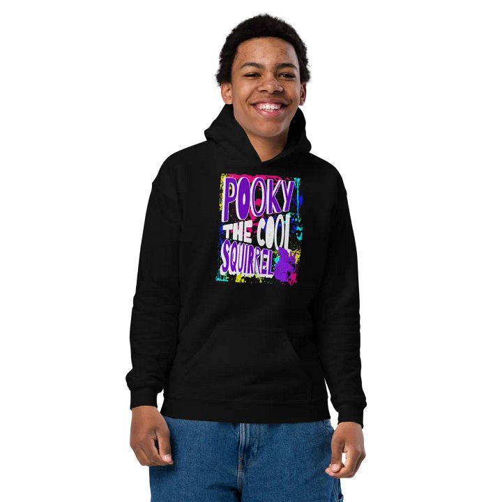 Pooky the Cool Squirrel Youth Hoodie product image (2)