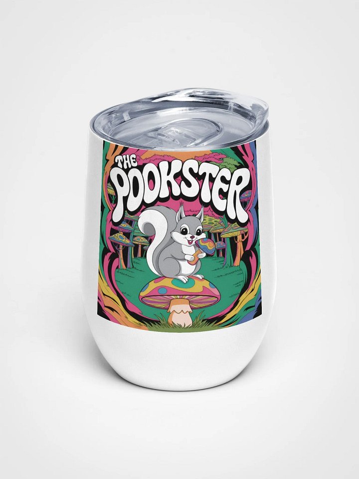 Psychedelic Squirrel Wine Tumbler product image (1)