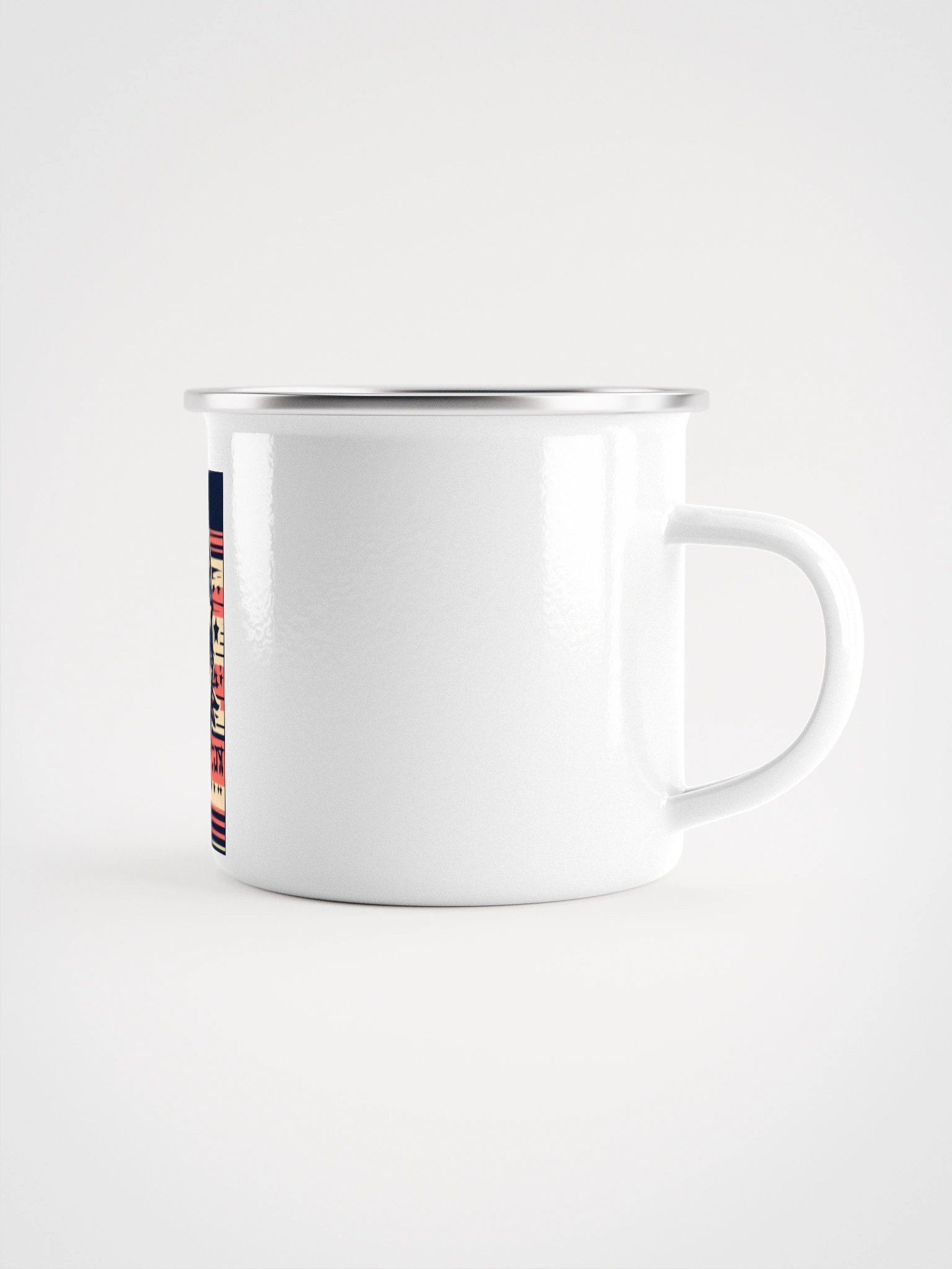 Patriotic Eagle Enamel Mug product image (1)