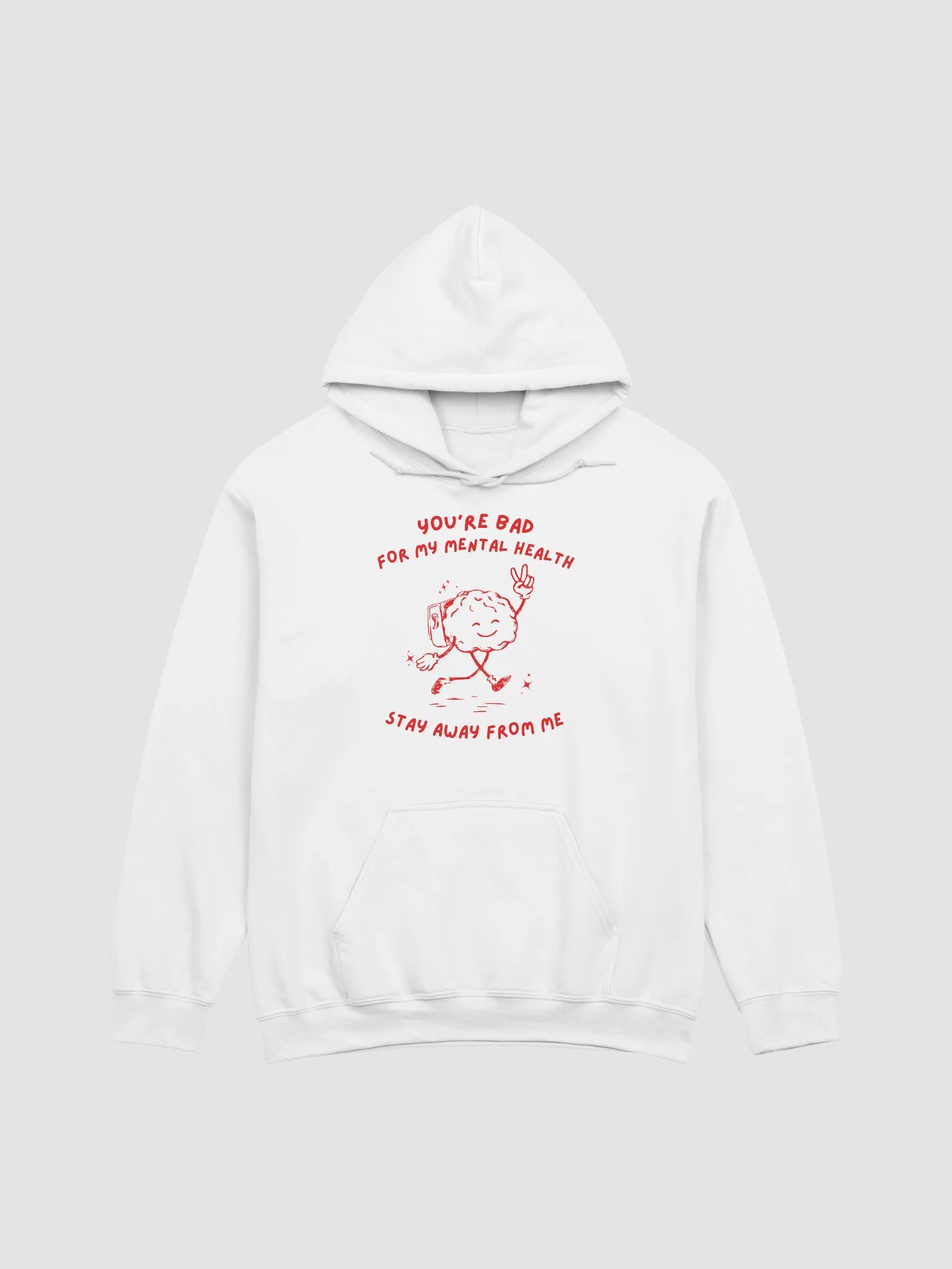 Bad for my mental health Hoodie product image (1)