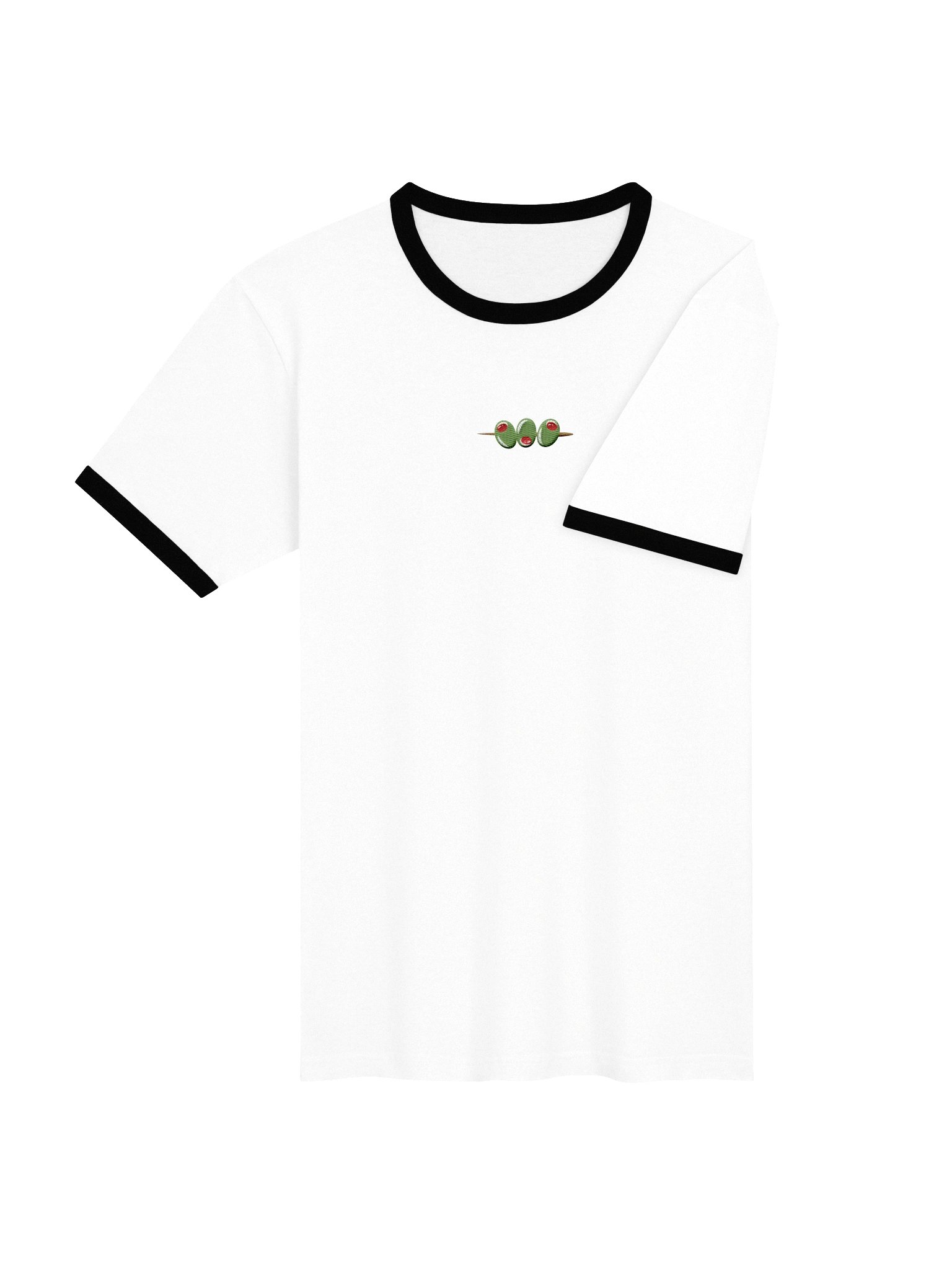 OlivesCrossing Embroidered Ringer Tee product image (6)
