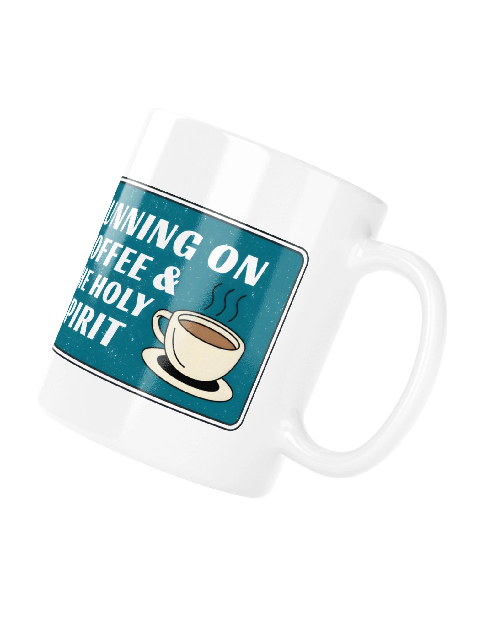 Running on Coffee & the Holy Spirit Mug product image (11)