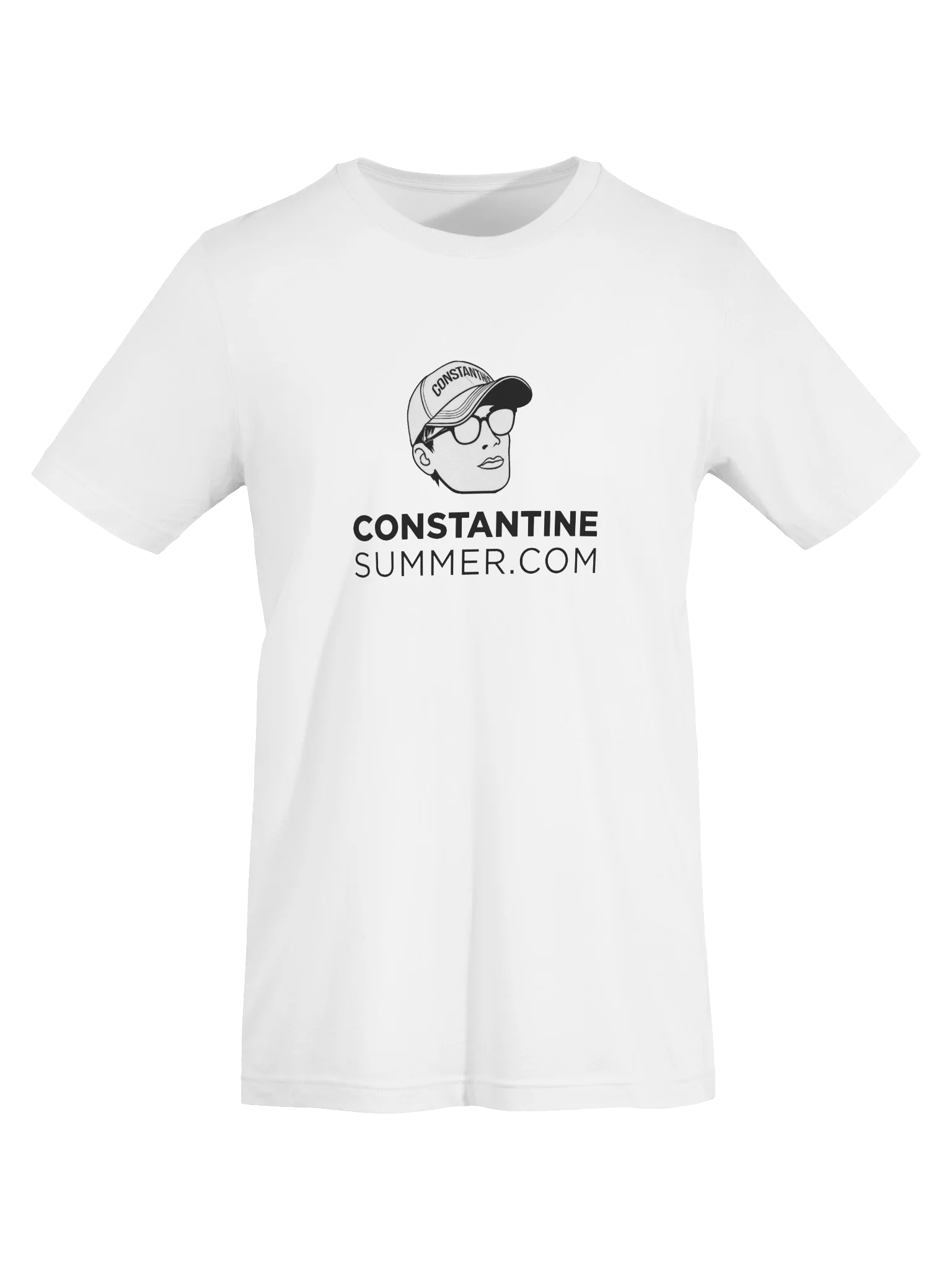 CONSTANTINESUMMER.COM: ICONIC LOGO T-SHIRT by Bella+Canvas (white) product image (7)