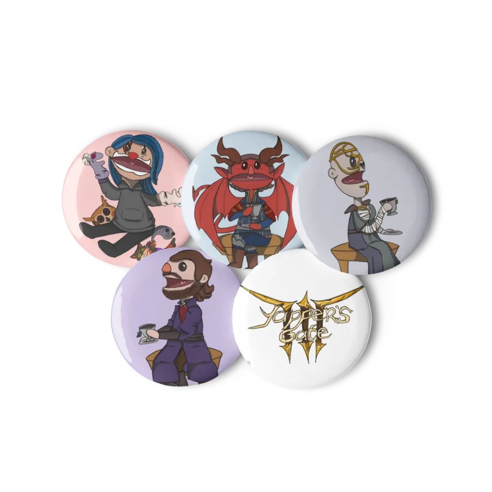 Yapper's Gate Button Pins product image (2)