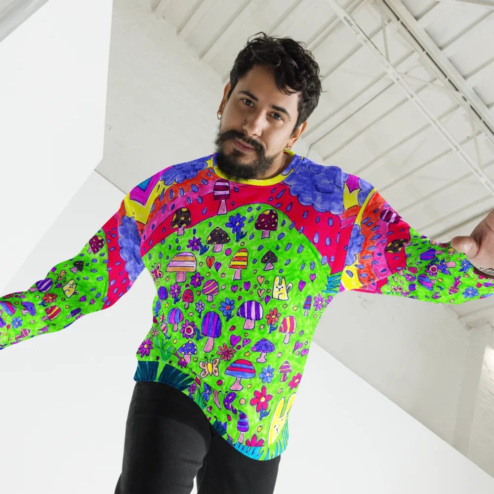 Abstract Nature's Doodle Art Unisex Sweatshirt product image (4)