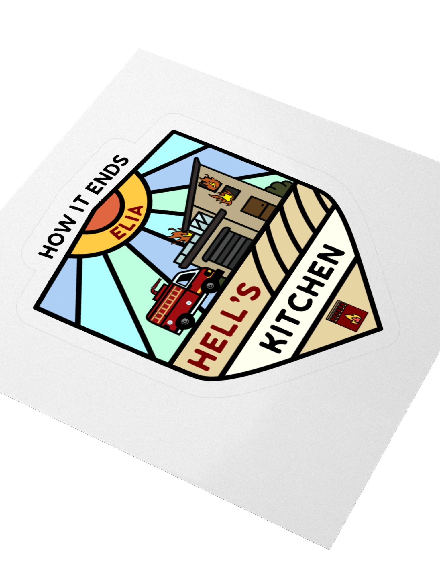 HELL'S KITCHEN, Elia Sticker product image (3)