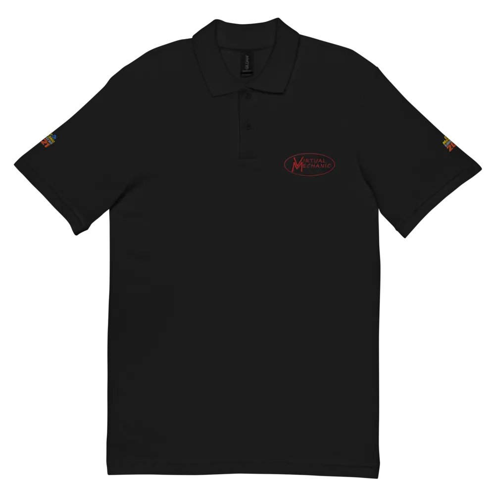 Virtual Mechanic & CMS Logo Pique Polo Shirt Embroidered product image (4)