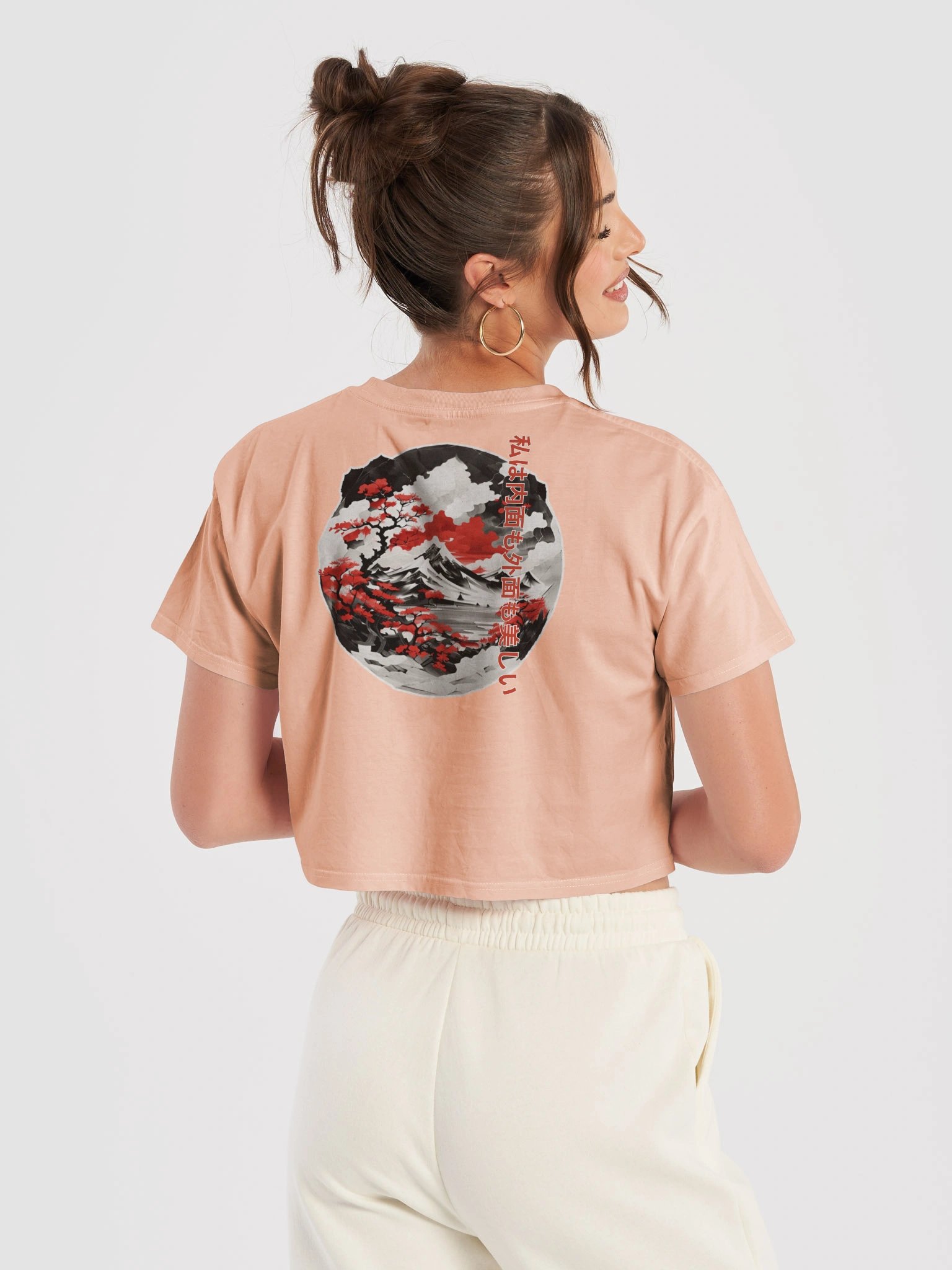 'PHILIUS' Domo Arigato Floral Fusion Crop Top product image (22)
