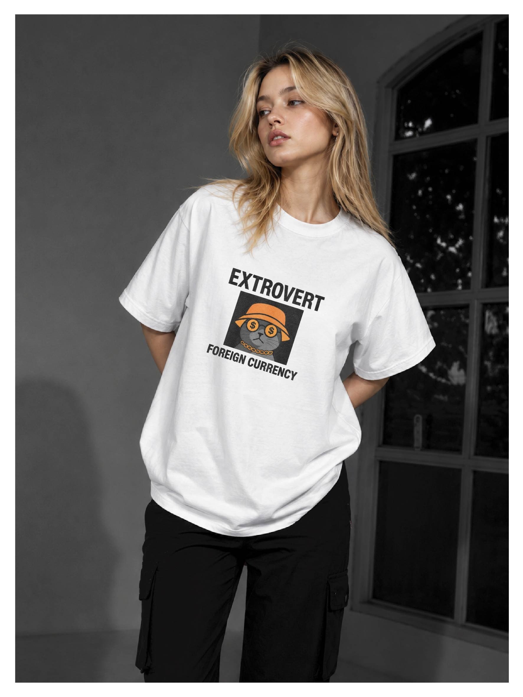 Extrovert BOXY T - SHIRT PRINTED product image (7)