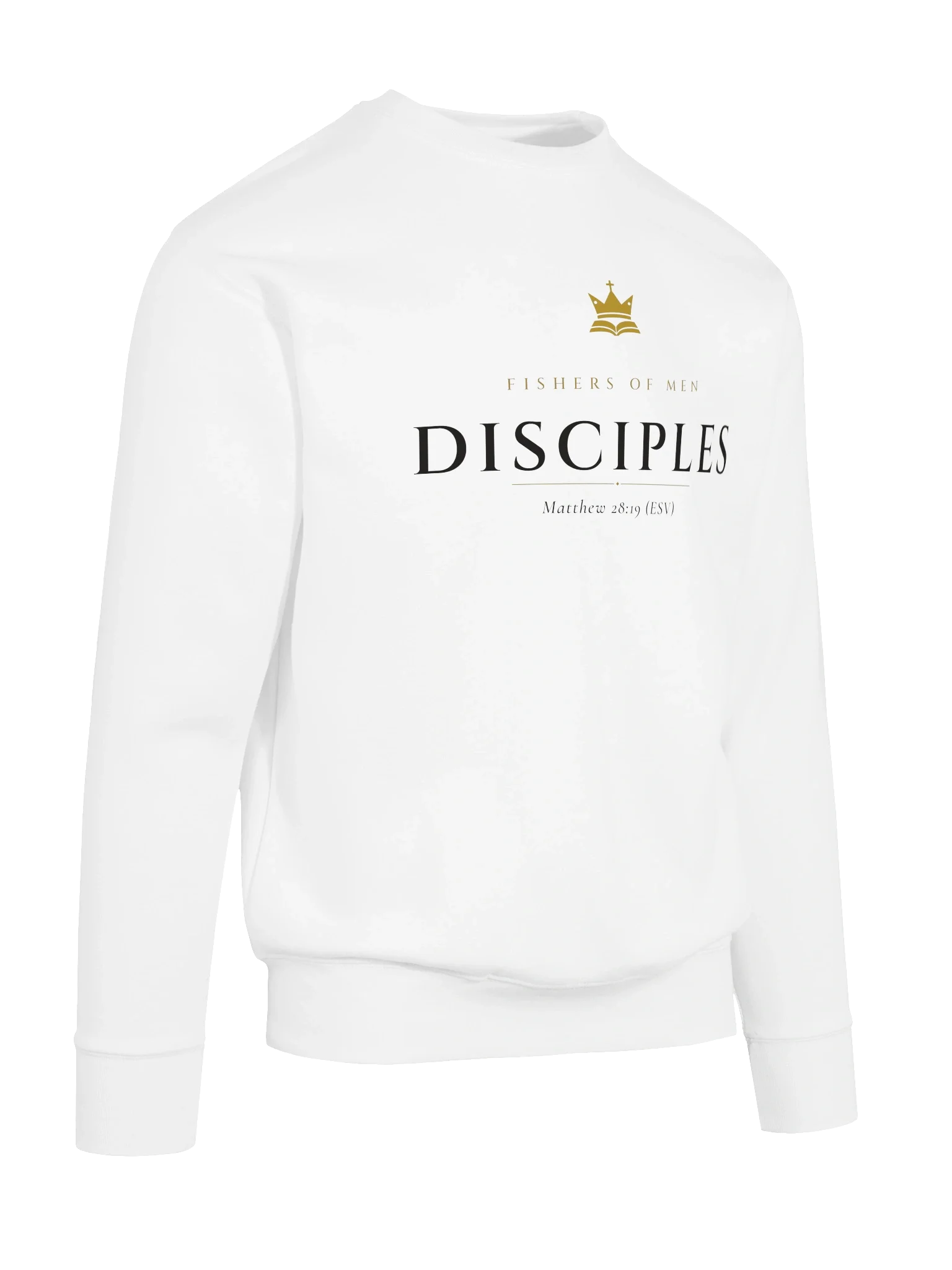 Disciples Crewneck - White, view 10 — Christ Is King crewneck