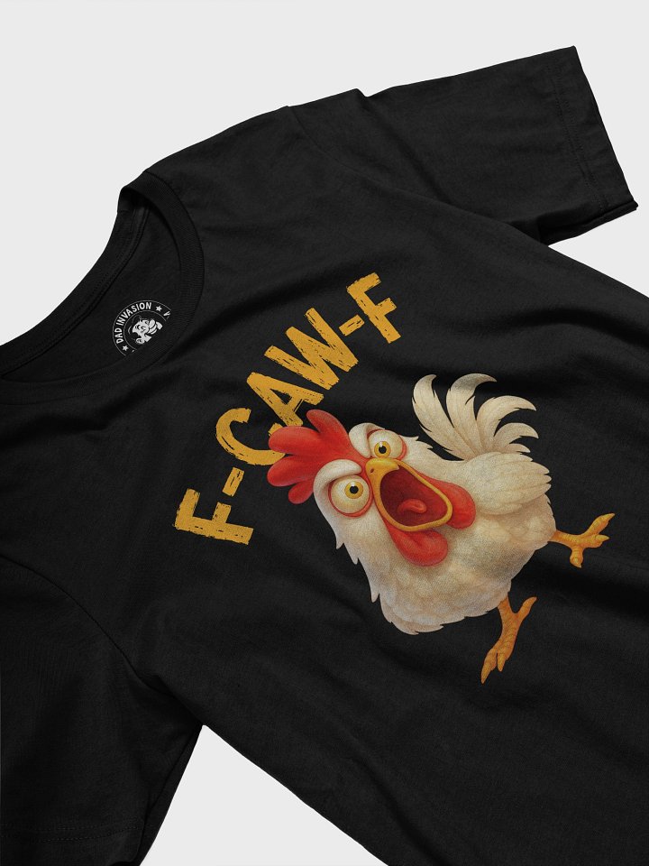F-CAW-F Funny Angry Chicken - Premium Unisex T-Shirt product image (2)