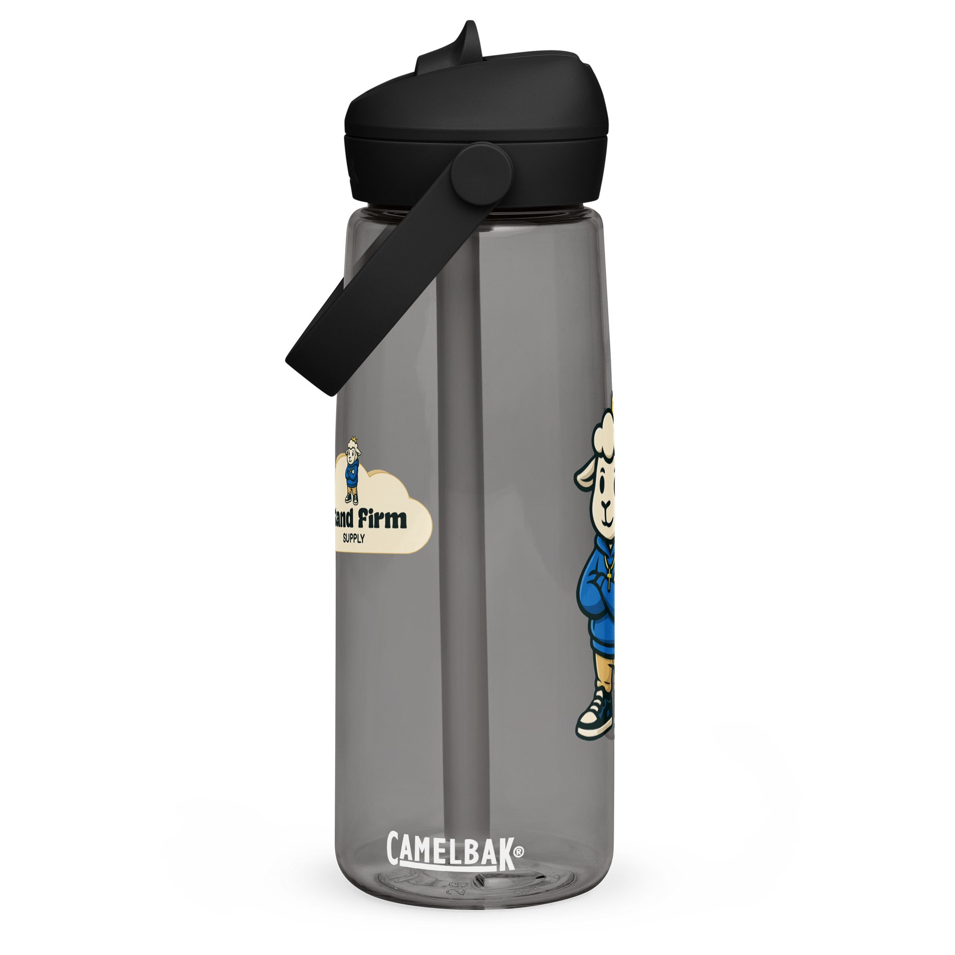 Royal Sheep Illustrated Water Bottle product image (2)