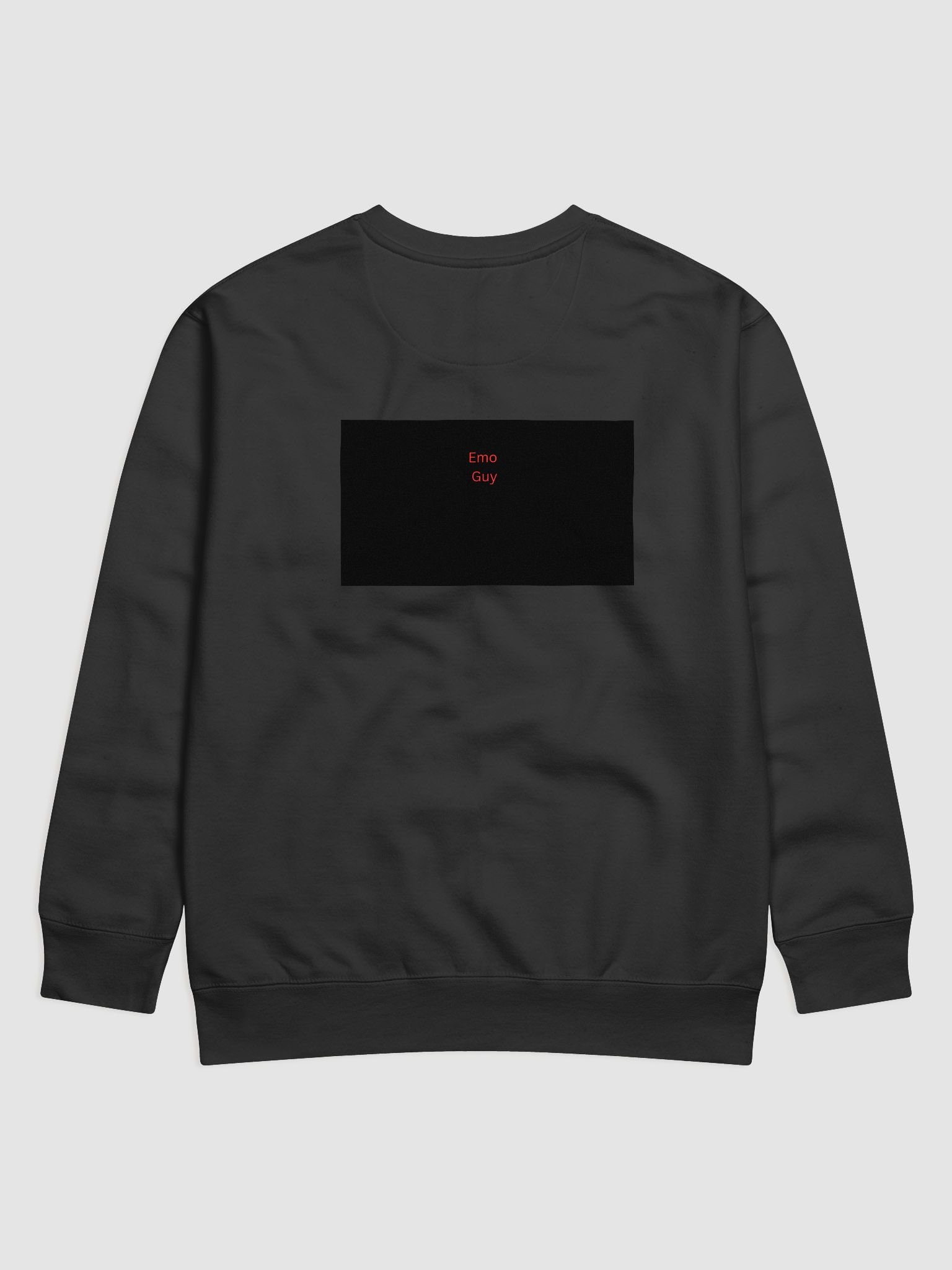Emo Guy Red Text Premium Sweatshirt product image (2)