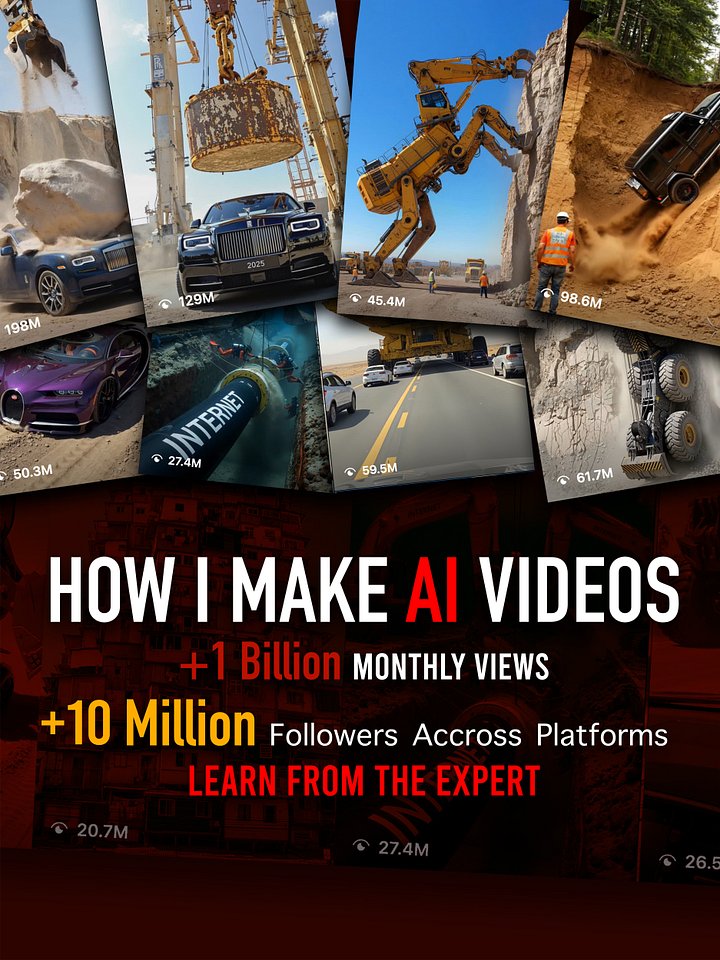 How I Make Ultra-Realistic AI Videos (Step-By-Step Video) product image (1)
