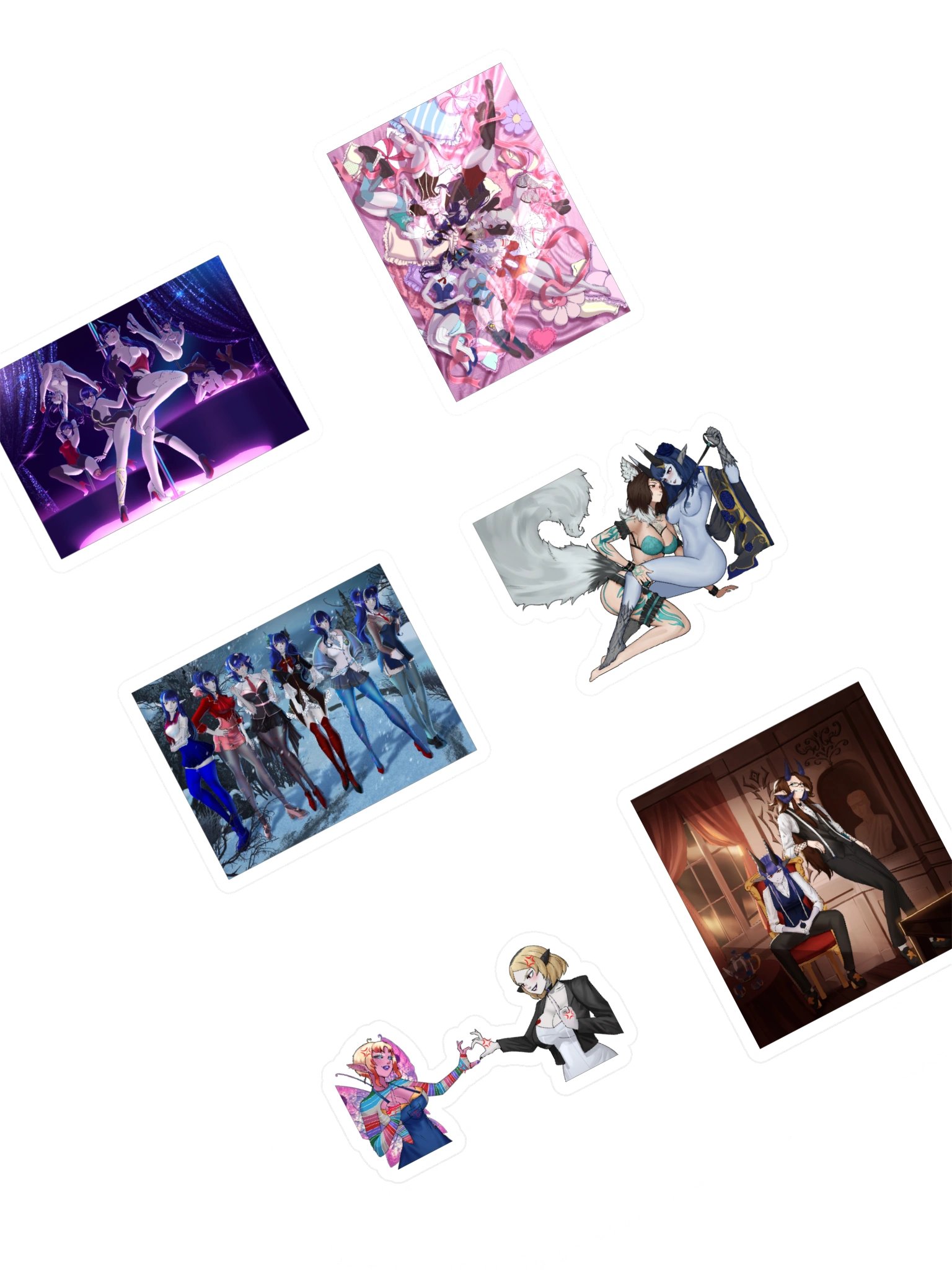VTuber Sticker Sheet product image (1)