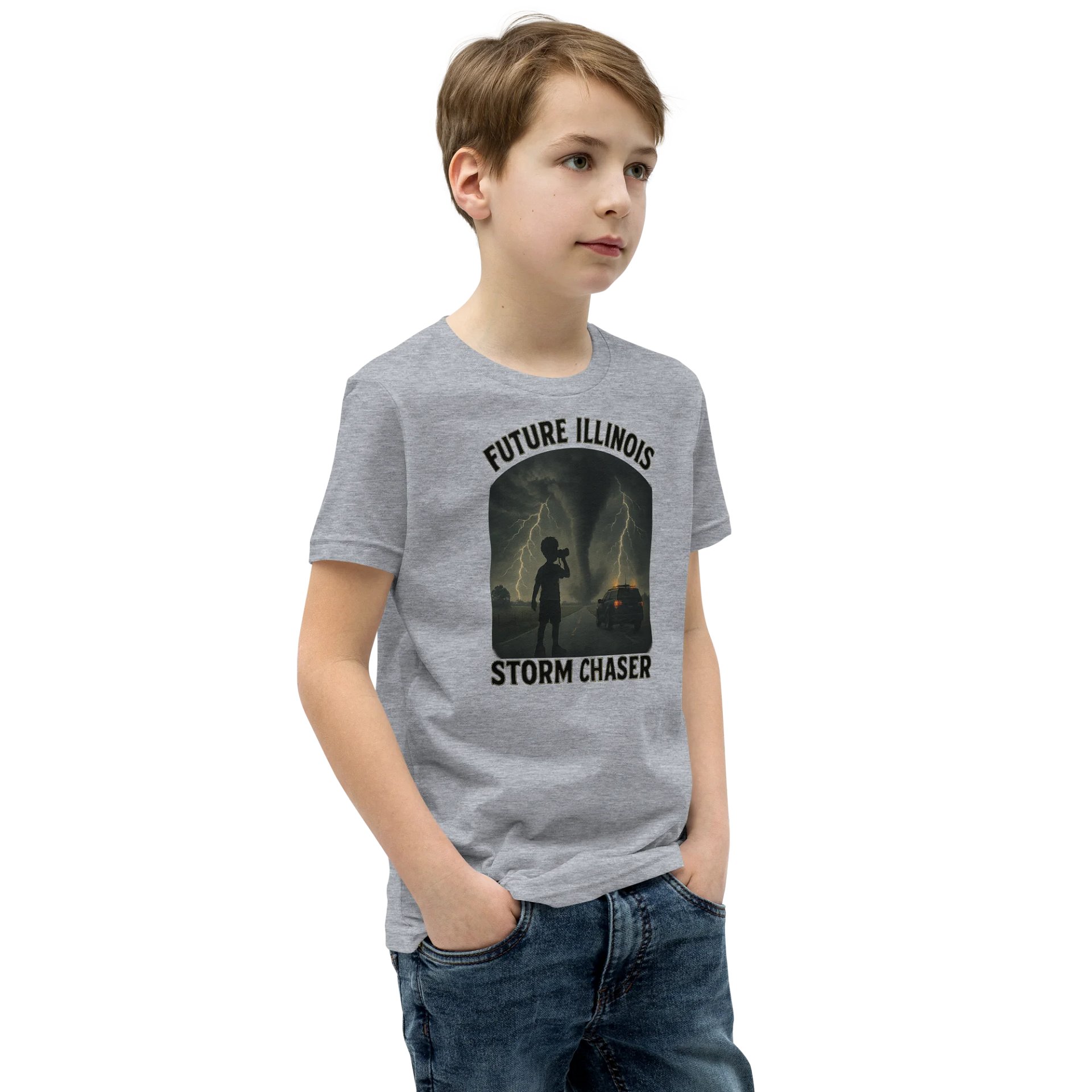 Youth "Future Illinois Storm Chaser" T-Shirt product image (2)
