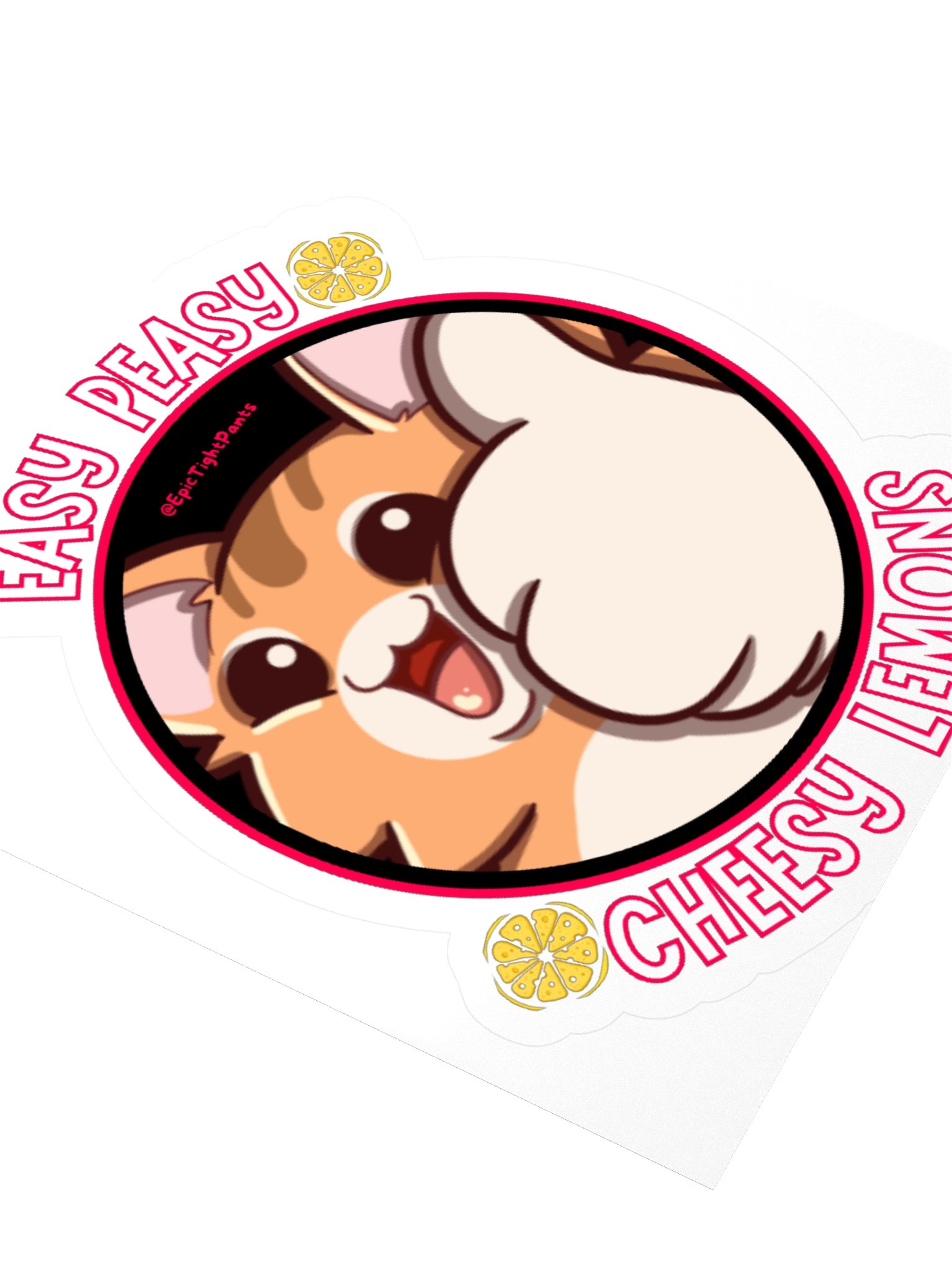 Easy Peasy Cheesy Sticker product image (3)