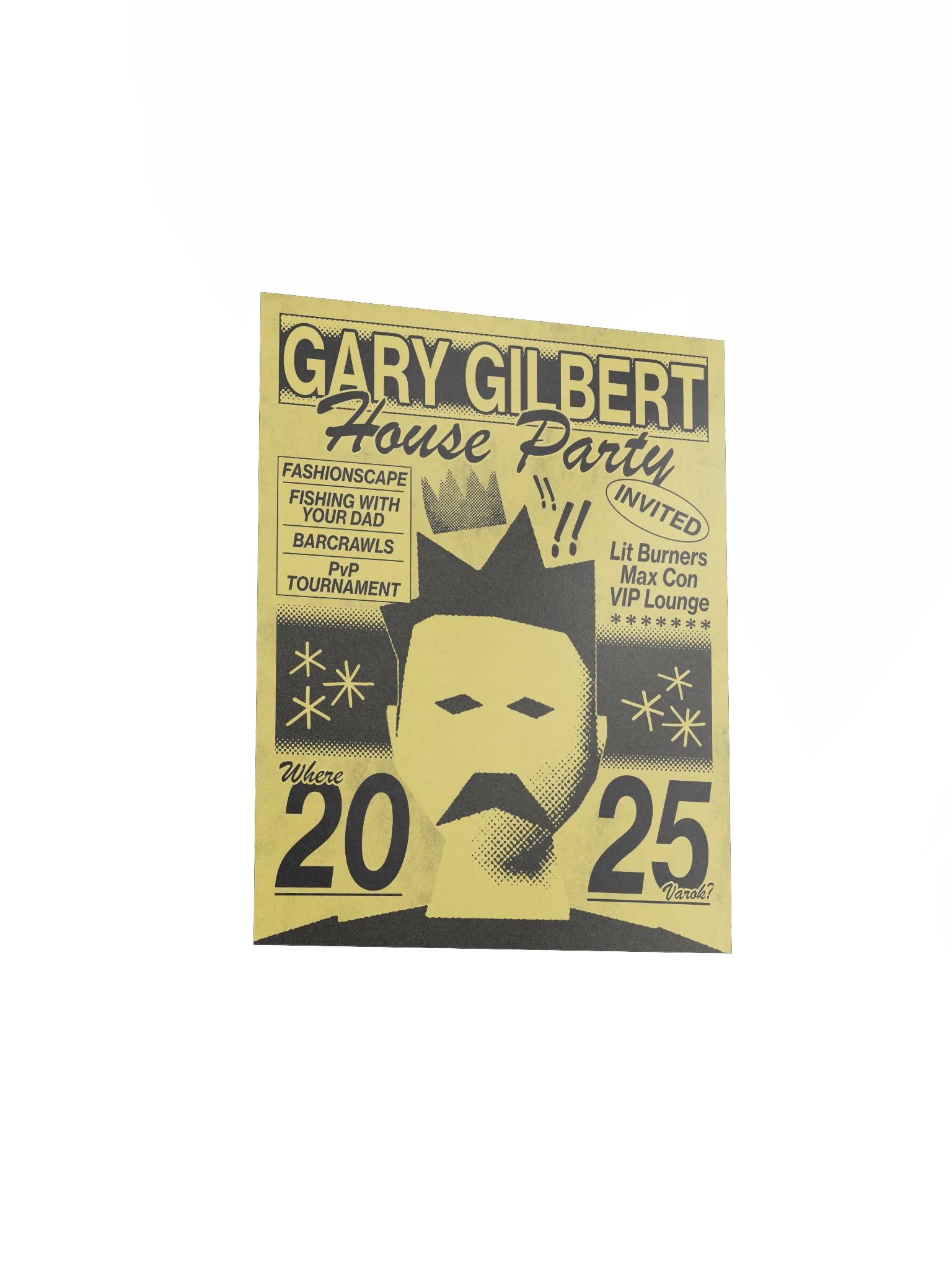 Gary's 2025 POH Party Poster - LIMITED EDITION product image (3)