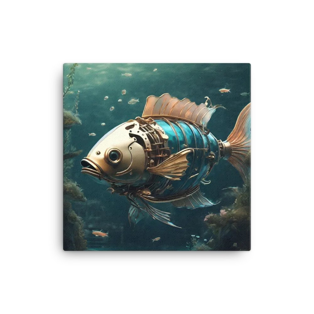 Mechanical Fish In The Sea Wall Art product image (1)