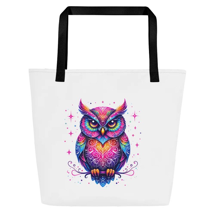 Psychedelic Owl All-Over Tote Bag product image (1)