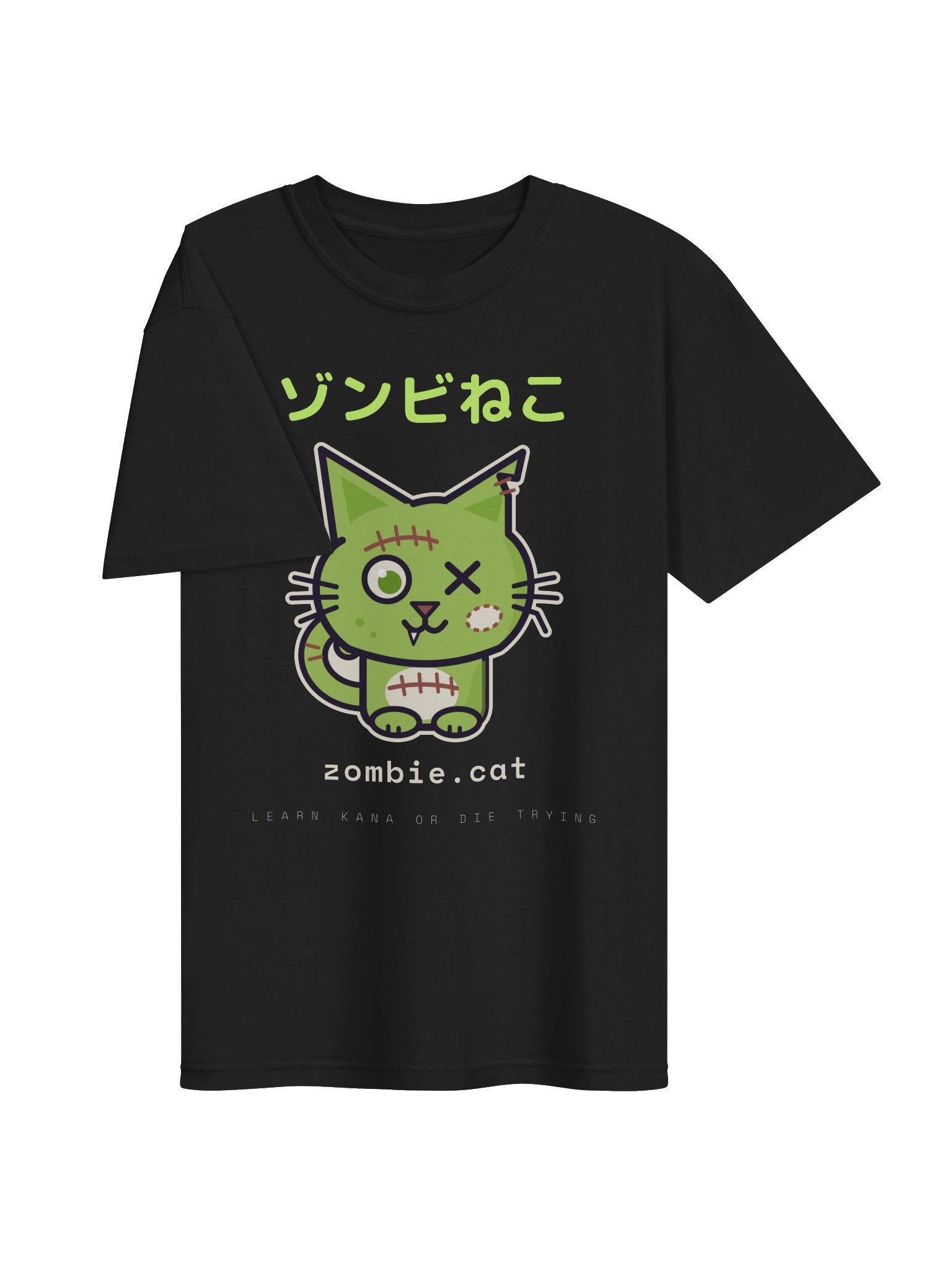 Zombie Neko Japanese Zombie Cat T-Shirt product image (3)