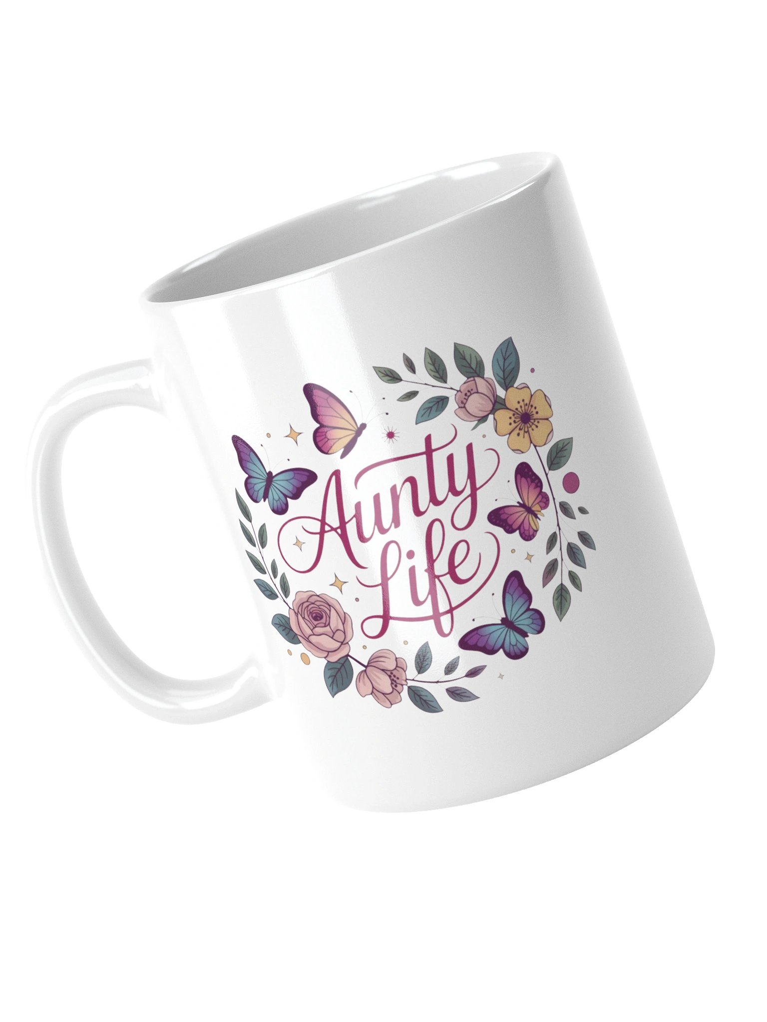 Aunty Life Butterfly Garden Coffee Mug product image (15)