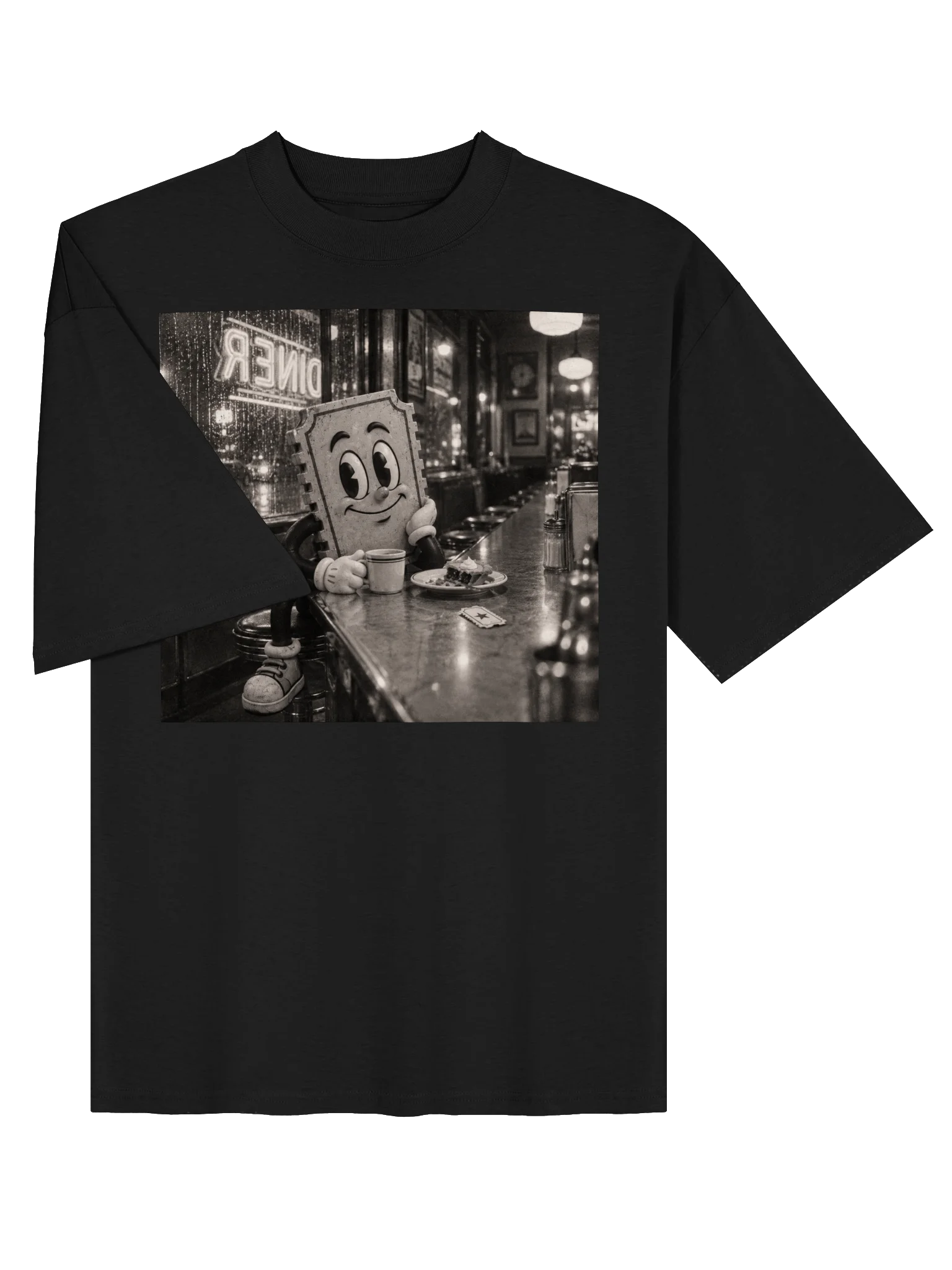 Dining With Charlie Oversized Tee product image (5)
