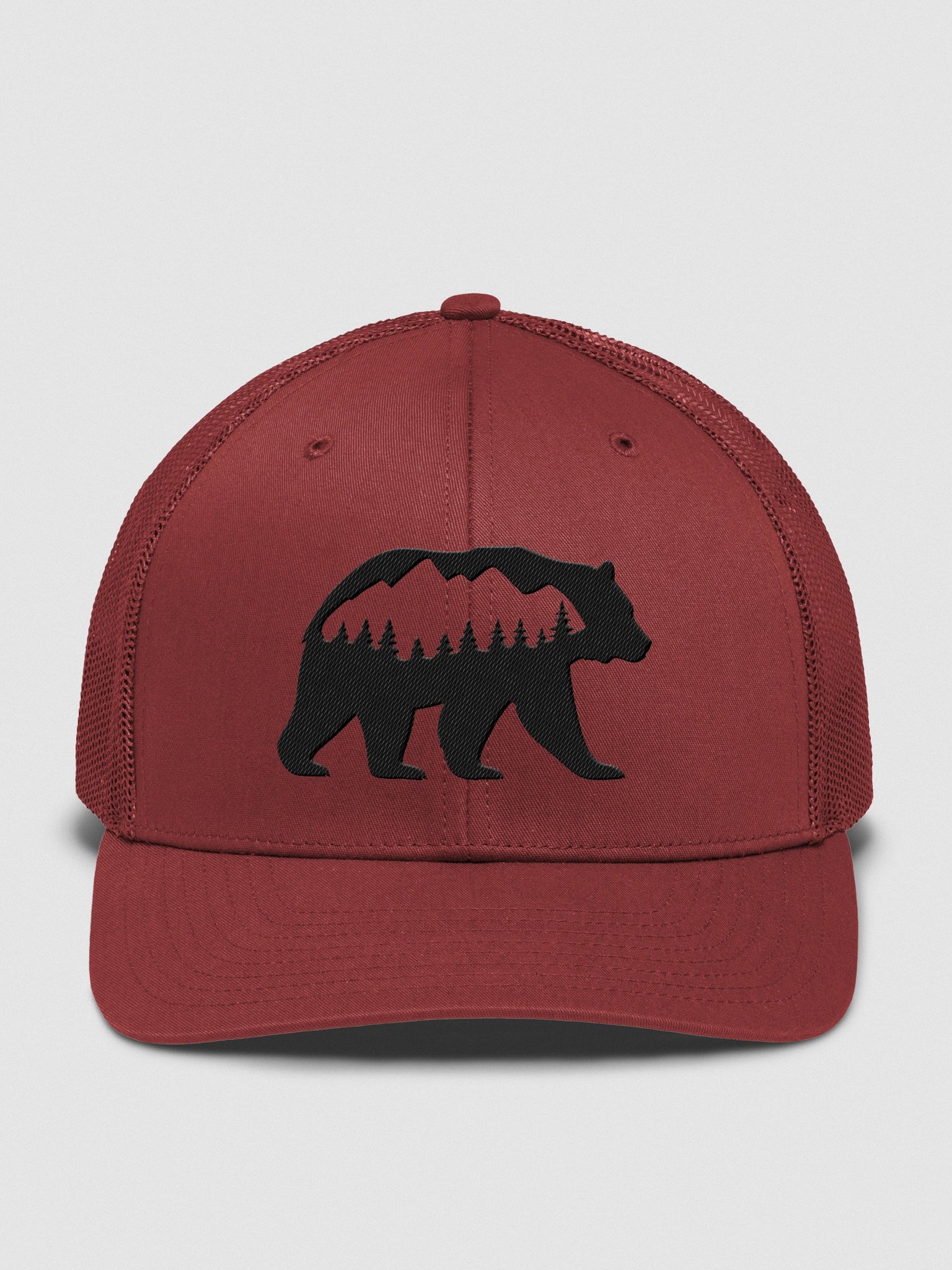 Mountain Grizzly Snapback Trucker Hat product image (2)