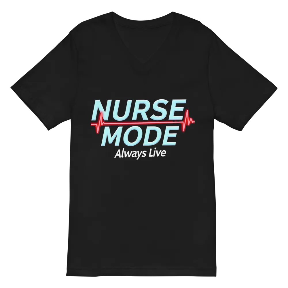 NURSE MODE Always Live V-Neck Tee product image (2)