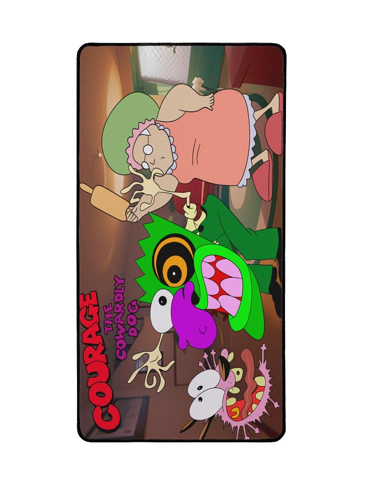 Courage the Cowardly Dog Desk Mat product image (2)