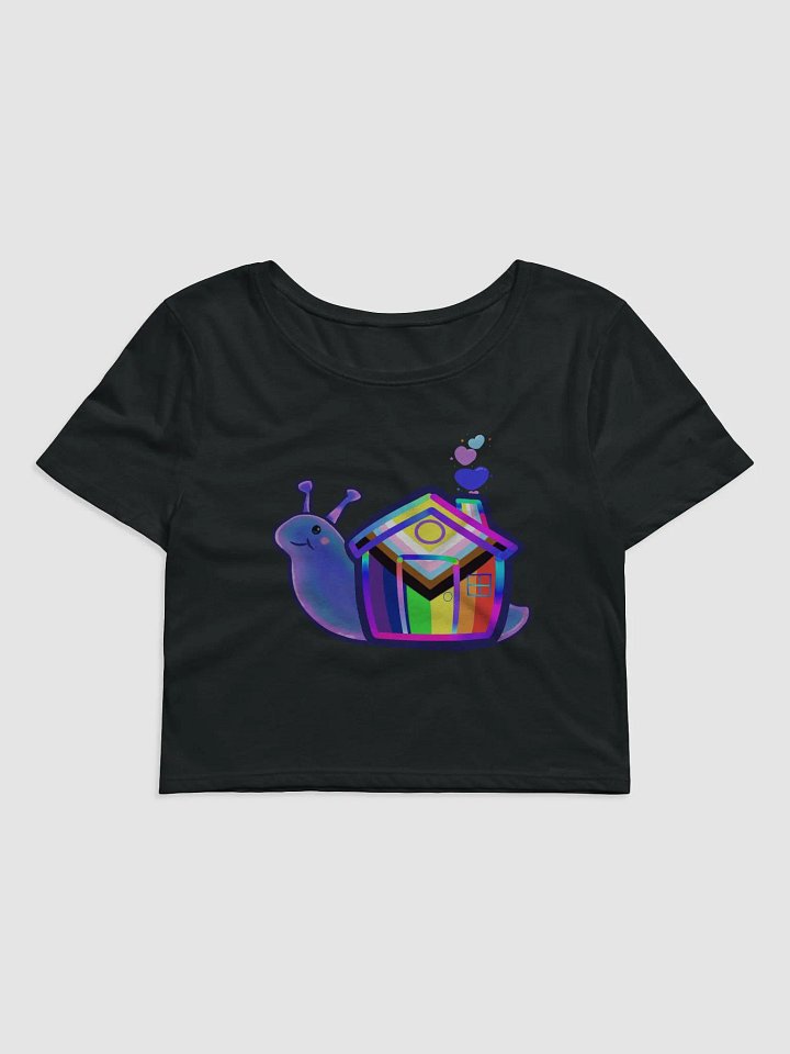 Cute LGBTQIA+ Snail House Crop Top product image (2)