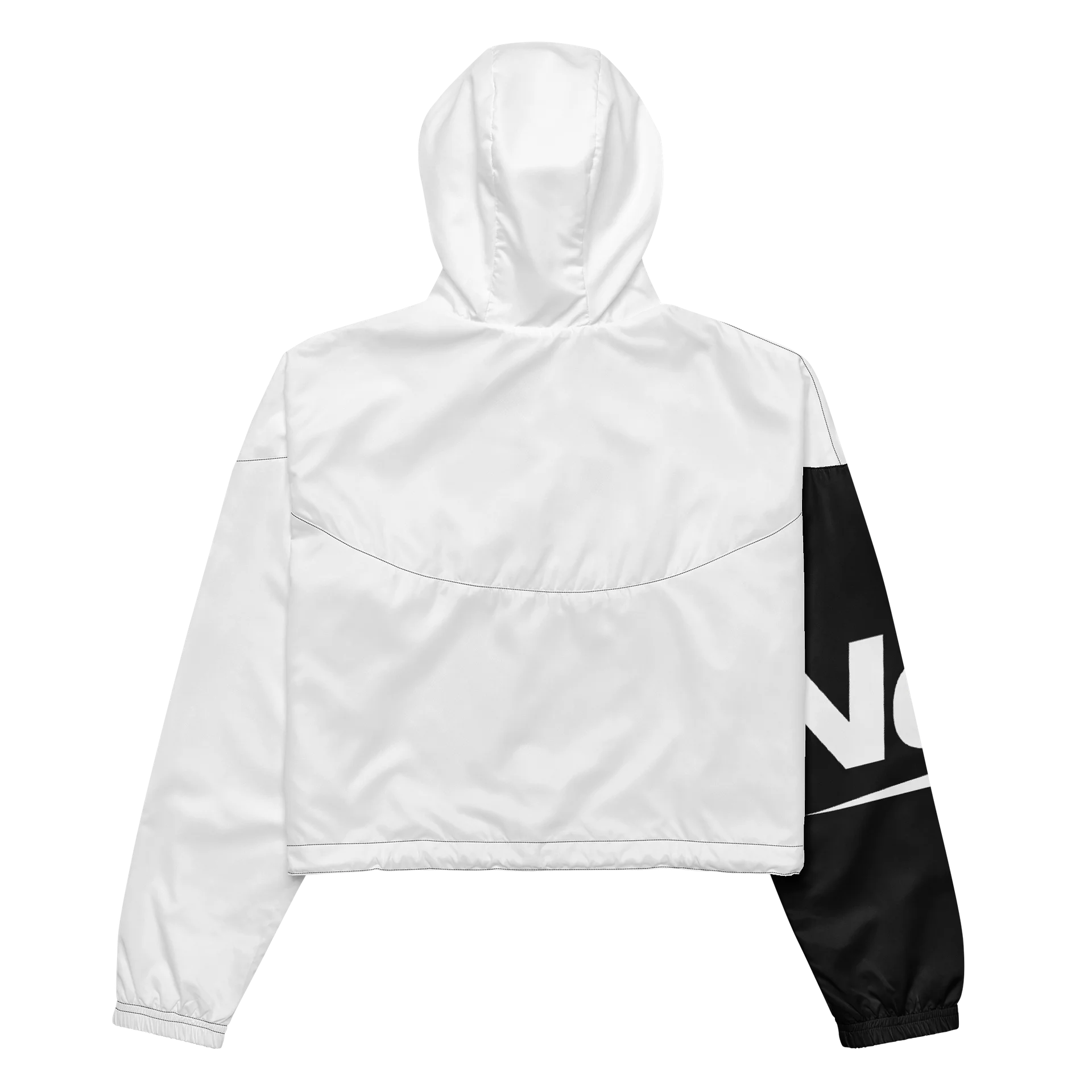 All-Over Print Women's Cropped Windbreaker BL product image (2)