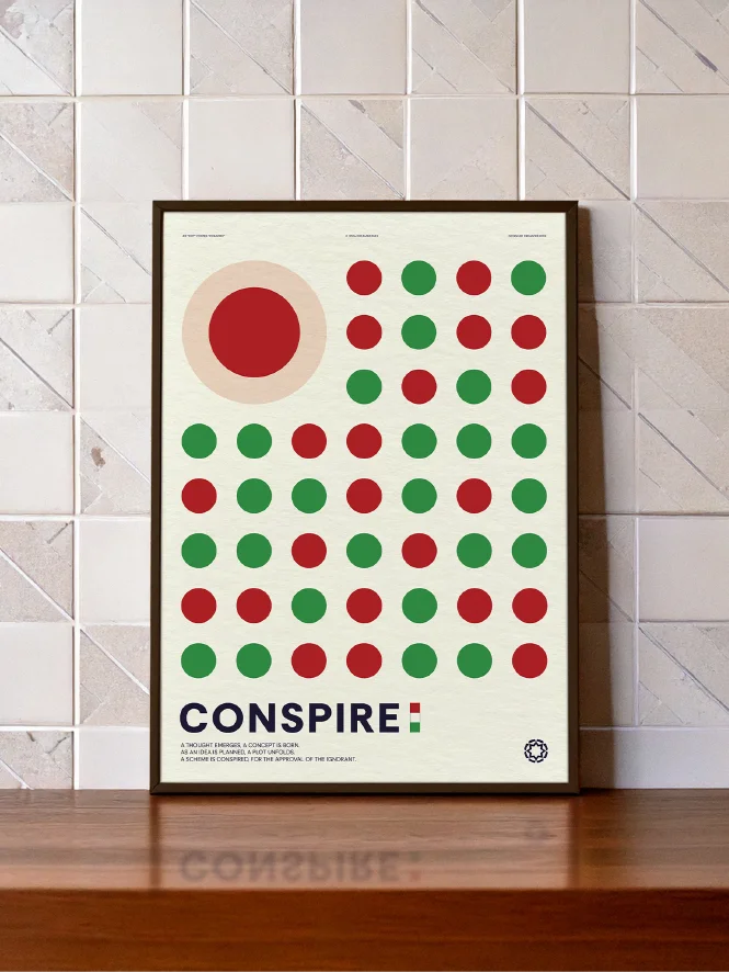Dot : Conspire — Minimalist Digital Print for Modern Interior product image (1)