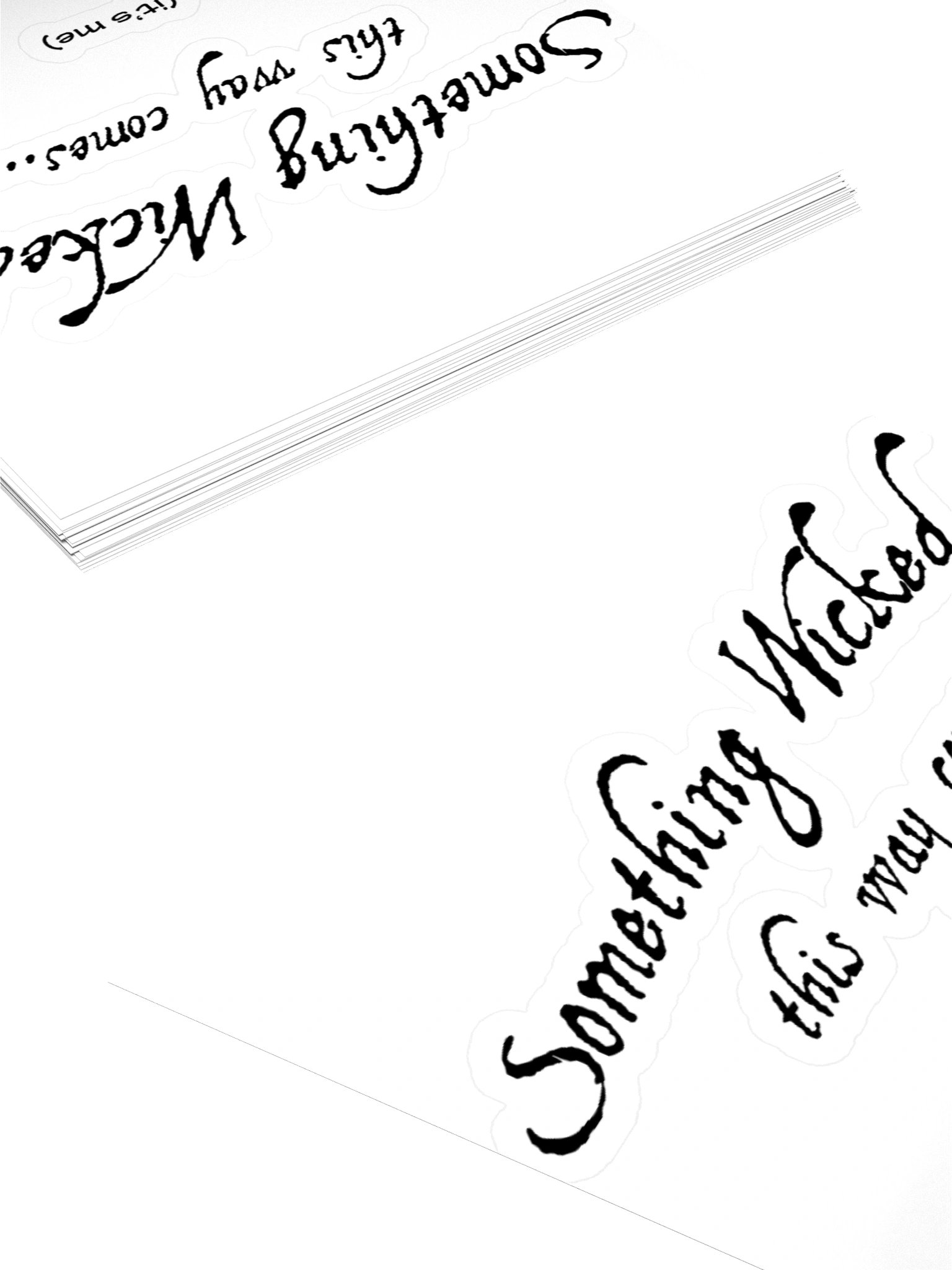 Something Wicked Kiss Cut Sticker product image (12)