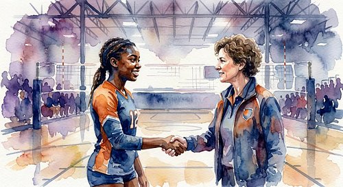 She talked about playing college volleyball.

But every time it was time to email coaches...
She froze.

Looking back, I real...