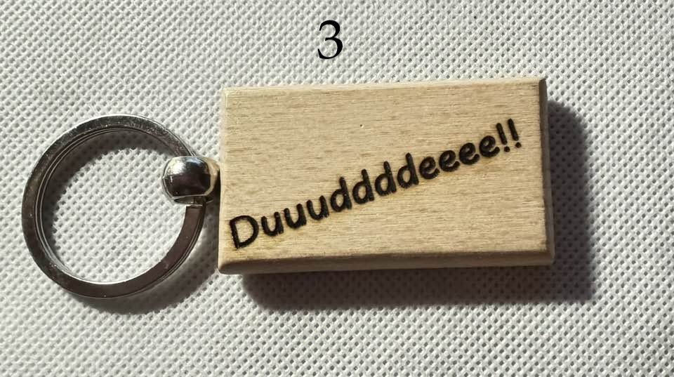 Gen X Wooden Engraved Keychains | Funny Retro Sayings | 80s & 90s Nostalgia Gifts product image (3)
