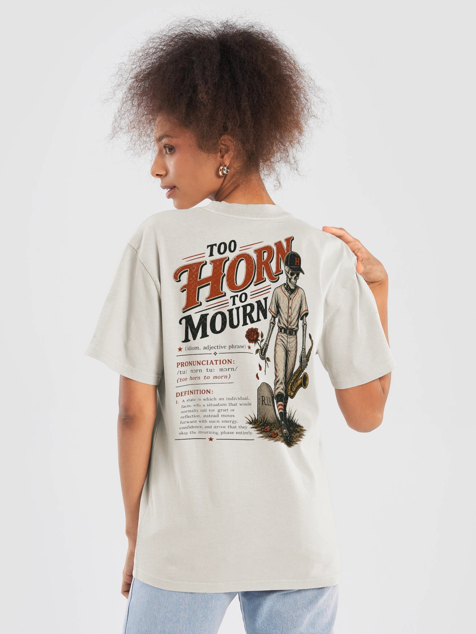 Oversized Too Horn To Mourn Shirt product image (6)