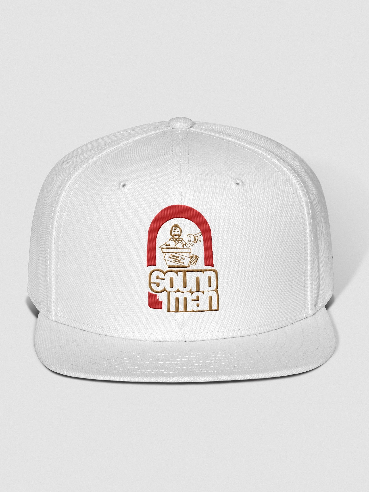 Soundman Retro high profile flat bill hat product image (1)