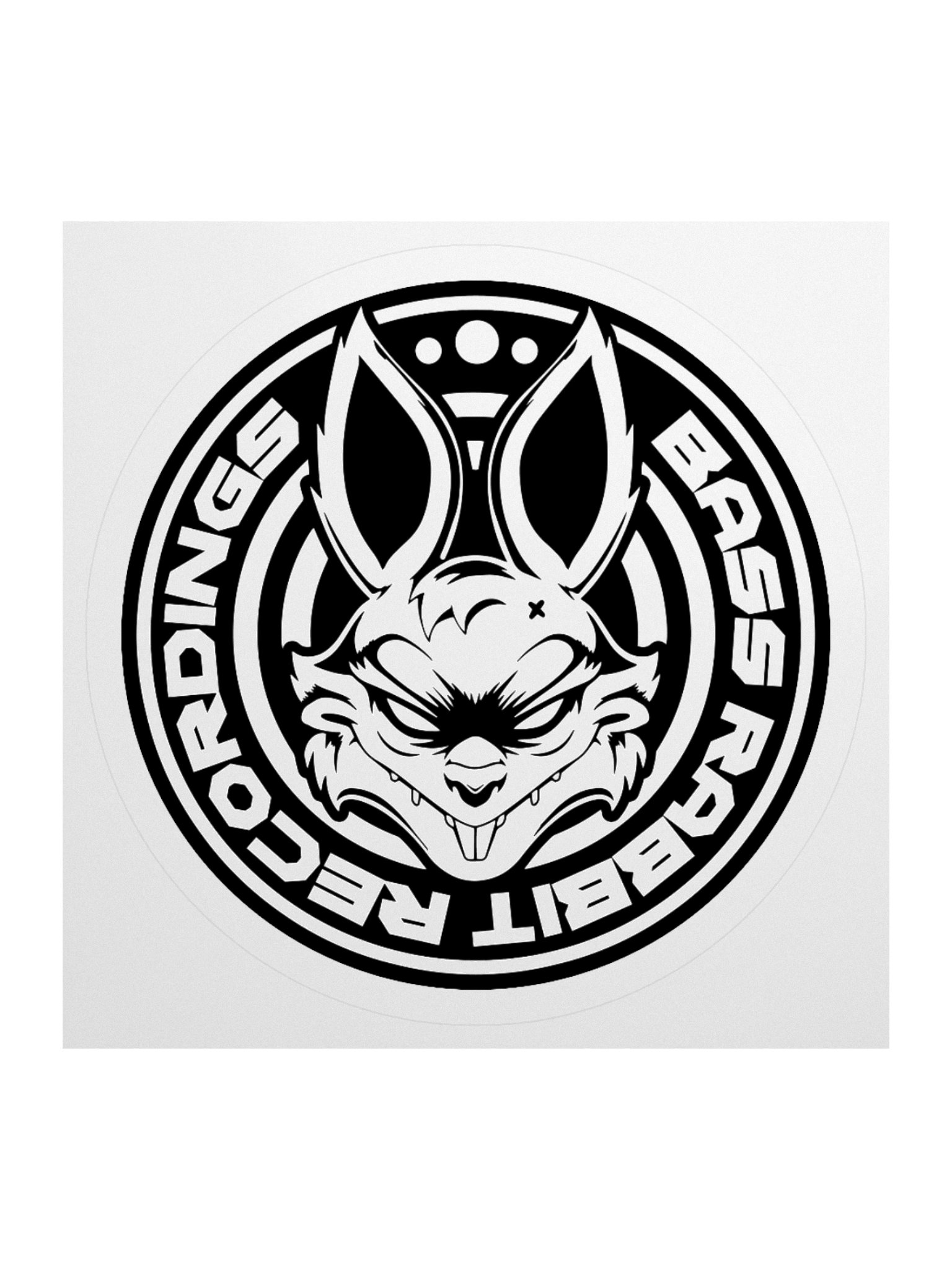 Bass Rabbit Sticker (1) product image (1)