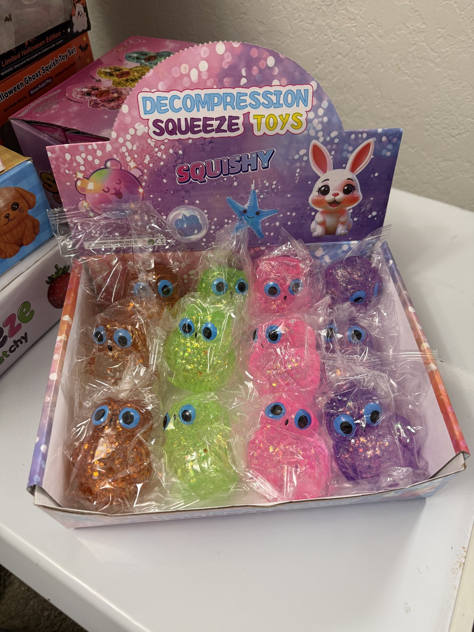Glitter Owl Squishy product image (1)