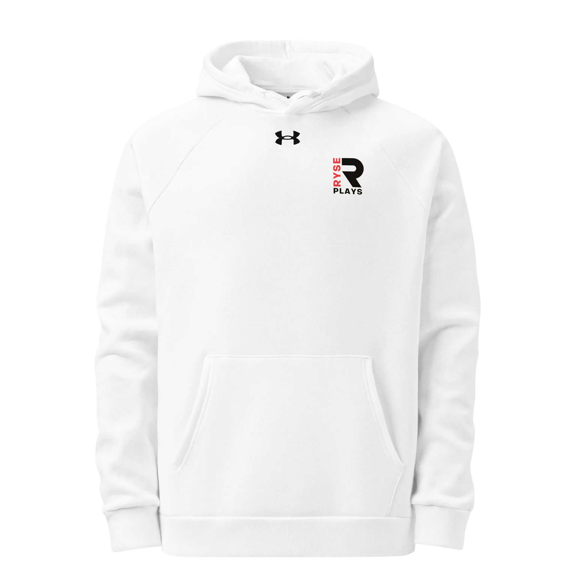 Ryse Plays Under Armour Hoodie Printed (Black & Red Logo) product image (1)