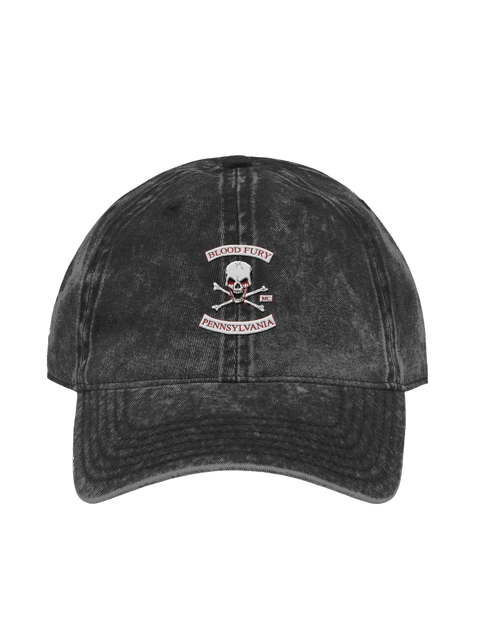 Blood Fury MC Vintage Embroidered Hat product image (1)