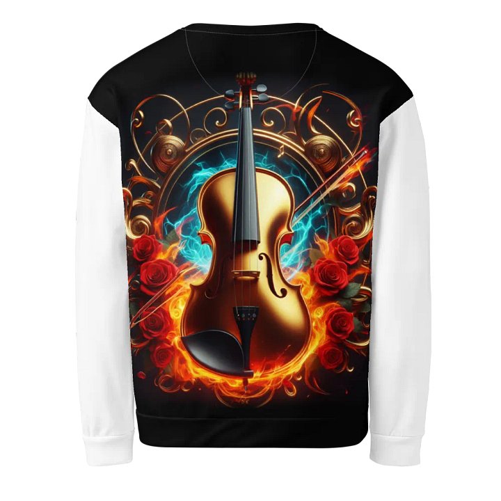 Flame Melody Violin - Unisex Sweatshirt #30 product image (2)