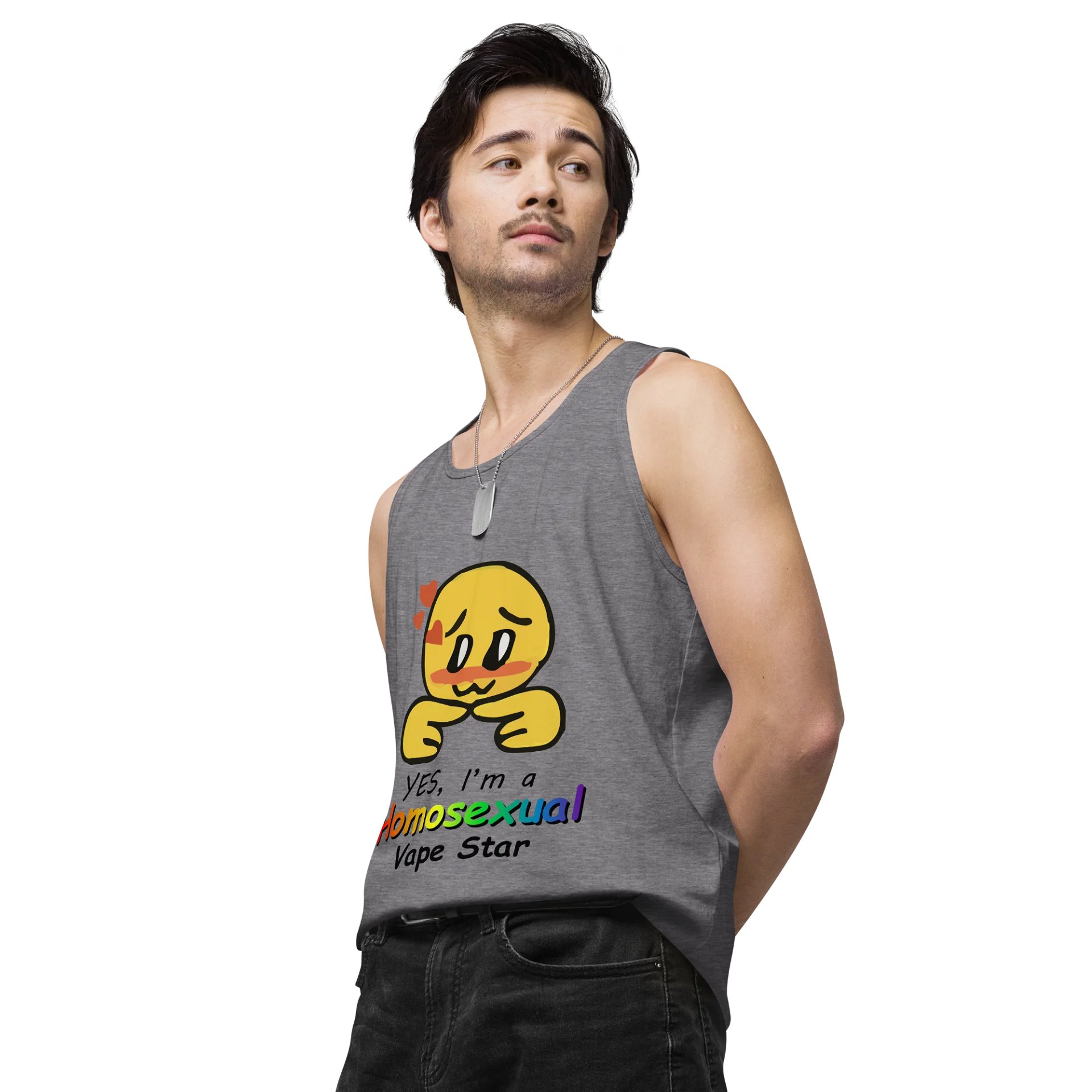 Vape Star Singlet (Light) product image (5)